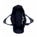 BOLSO TOTE DE LONETA CON BORDADO