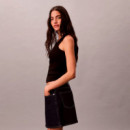 Camiseta slim de tirantes de canalé de algodón