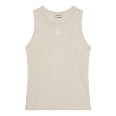 Top slim gofrado con espalda de nadador