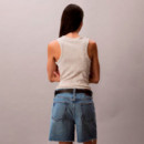 Top slim gofrado con espalda de nadador