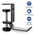 Soporte Auriculares EWENT Ajustable para Escritorio