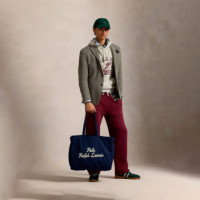 Bolso Tote de Loneta con Bordado  RALPH LAUREN BAGS