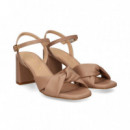 SANDALIA CRUZADA PIEL BEIGE