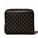 Cartera Cuadrada con Cremallera en el Contorno con Rfid y Logo  CALVIN KLEIN JEANS