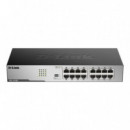 SWITCH D-LINK GIGABIT 16 PORTS DGS-1016D RACK