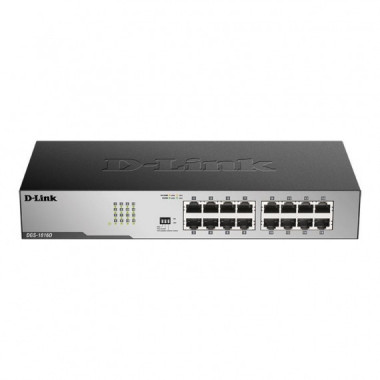 SWITCH D-LINK GIGABIT 16 PORTS DGS-1016D RACK