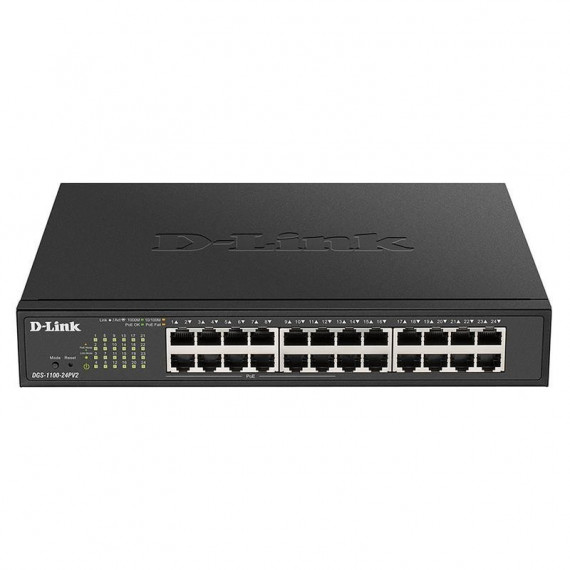 SWITCH D-LINK GIGABIT 24 PUERTOS + POE DGS-1100-24
