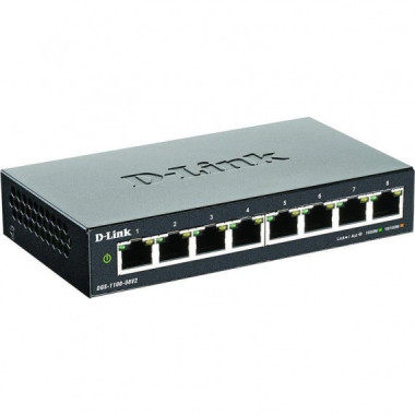 SWITCH D-LINK GIGABIT 8 PUERTOS DGS-1100-08V2/E EA