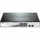 SWITCH D-LINK GIGABIT 8 PUERTOS DGS-1210-08P POE U