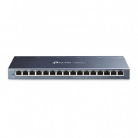 SWITCH TP-LINK 16 PUERTOS GIGABIT TL-SG1016P POE+
