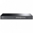SWITCH TP-LINK JETSTREAM 16 PUERTOS GIGABIT +2 SFP