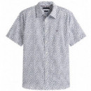 TOMMY HILFIGER - LINEN BLEND AOP SS RF SHIRT - 0K4 - F|MW0MW39469/0K4