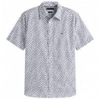 TOMMY HILFIGER - LINEN BLEND AOP SS RF SHIRT - 0K4 - F|MW0MW39469/0K4