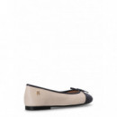 TOMMY HILFIGER - TOE CAP LEATHER BALLERINA - ACG - F|FW0FW08759/ACG