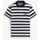 TOMMY HILFIGER - HILFIGER STRIPE REG POLO - 0A4 - F|MW0MW39564/0A4