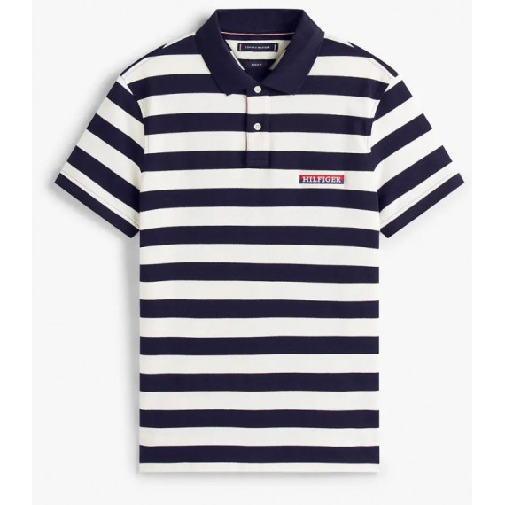 TOMMY HILFIGER - HILFIGER STRIPE REG POLO - 0A4 - F|MW0MW39564/0A4