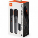 JBL PartyBox Wireless Mic Micrófono Inalámbrico II pack de 2