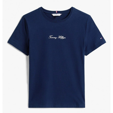 TOMMY HILFIGER - CLASSIC SCRIPT REG SS TEE - C1G - F|WW0WW47460/C1G