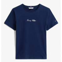 TOMMY HILFIGER - CLASSIC SCRIPT REG SS TEE - C1G - F|WW0WW47460/C1G