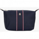TOMMY HILFIGER - TH ICON WASHBAG NYLON CORP - 0GY - F|AW0AW17952/0GY