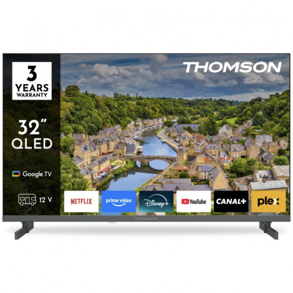 Televisor 32" Thomson 32FQG3S15C Google TV Full HD QLED 12 Voltios