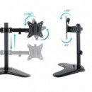 SOPORTE DE MESA MONITOR 2 TOOQ REG.ALTURA GIR. INC