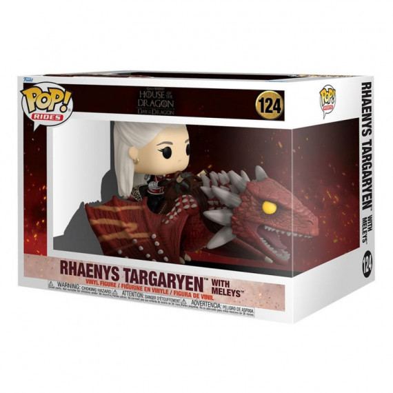 Funko POP Rhaenys Targaryen con Meleys La Casa Del Dragón 124