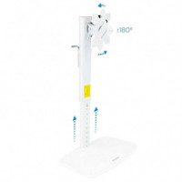 SOPORTE DE MESA TV MONITOR TOOQ REG.ALTURA GIR. IN