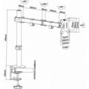 SOPORTE DE MESA TV/MONITOR AISENS 13-32 1 BRAZO BL