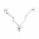 SOPORTE DE MESA TV/MONITOR TOOQ 17-32 2 BRAZOS WHI