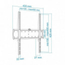 SOPORTE TV MONITOR TOOQ 32-55 40KG BLACK