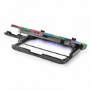 SOPORTE + VENTILADOR NOTEBOOK NGS HEROSTAND RGB BL