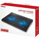 SOPORTE + VENTILADOR NOTEBOOK TRUST HASTA 17.4 BLA