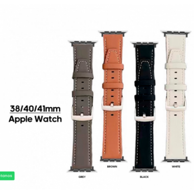 Correa de Cuero Sint&eacute;tico Accetel CSF-IW38 para Apple Watch (38/40/41/45/46mm)