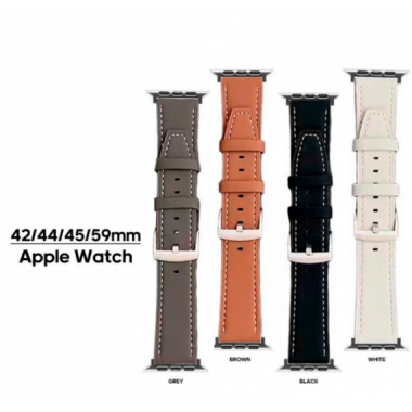 Correa de Cuero Sint&eacute;tico Accetel para Apple Watch 42/44/45/46/49 mm CSF-IW42