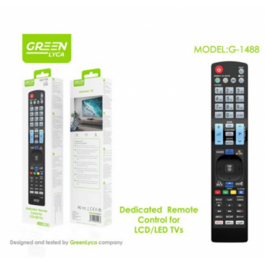 Mando a Distancia Compatible Green Lyca G-1488 para TVs LG LCD/LED