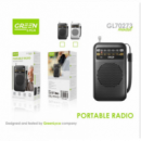 Radio Portátil Green Lyca FM/AM 2 Bandas Jack Auriculares 1W (GL70273)