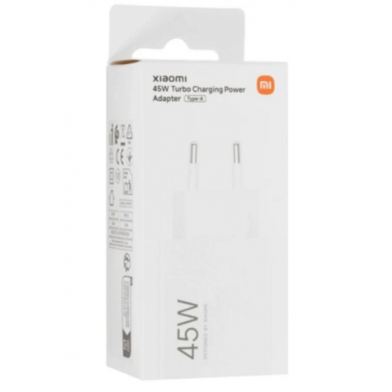 Cargador de Pared Universal Xiaomi 45W USB-A con Carga Rápida QC3.0 (BHR07SLEU)