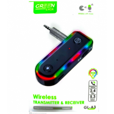 Transmisor y Receptor Bluetooth Green Lyca 5.3 GL-A3