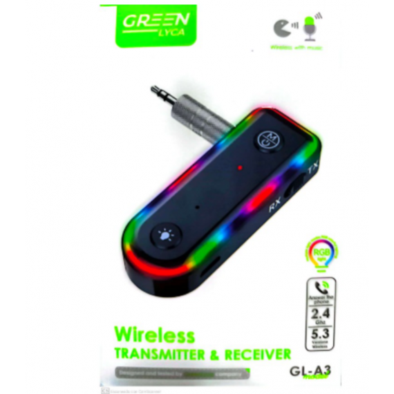 Transmisor y Receptor Bluetooth Green Lyca 5.3 GL-A3