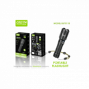 Linterna Portátil Greenlyca 600M 15W 2 en 1 USB 5V 1A 1200MAH Batería 490 Lúmenes GL70110  GREEN LYCA
