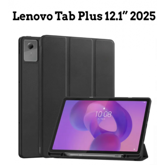 Funda Smart Cover con Portalápiz para Lenovo Tab Plus 12.1" (2025)