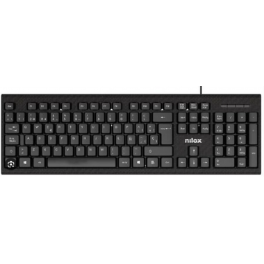 Teclado Nilox con Cable USB Negro