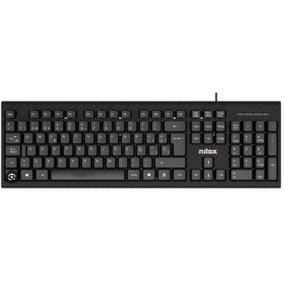 Teclado Nilox con Cable USB Negro