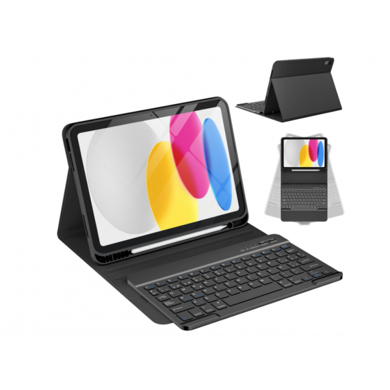 Funda con Teclado Bluetooth WiWU para iPad 10ª Generación 2022 (10.9") con Soporte para Lápiz