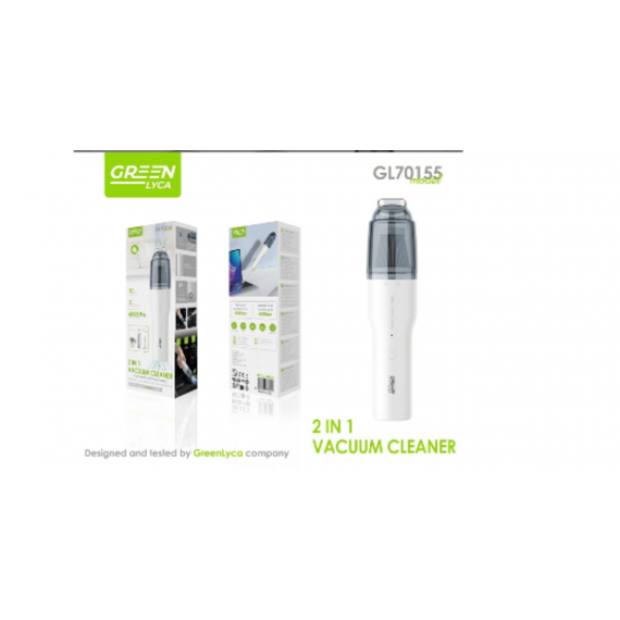 Aspirador de Vacío Greenlyca 2 en 1 con Boquilla de Cepillo Extendida y Soplador de Polvo (GL70155)  GREEN LYCA