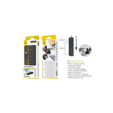 ONE PLUS Hub 7 EN 1 7X Usb Con Interruptores 2.0+3.0 NG6089