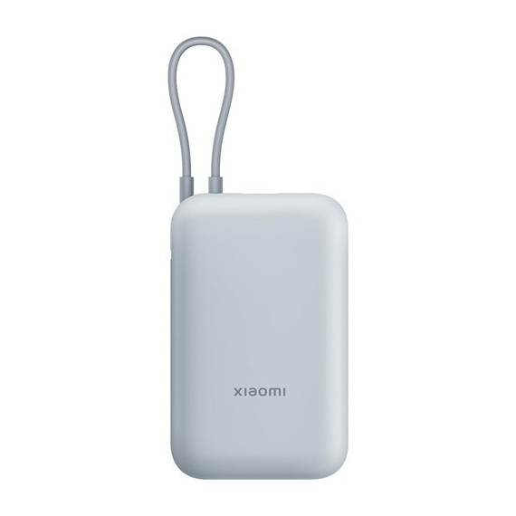 XIAOMI Bateria Externa Portatil 10000mAh Cable Integrado Tipo C Azul 22.5W