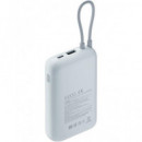 XIAOMI Bateria Externa Portatil 10000mAh Cable Integrado Tipo C Azul 22.5W