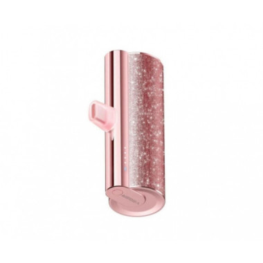 Bater&iacute;a Externa Power Bank Veger PlugOn VG-W0573P-R 5000 mAh USB-C Rosa